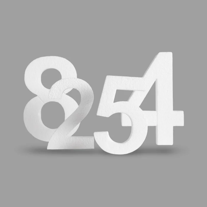 Styro Numbers 0-9